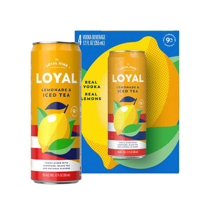 Loyal 9 Lemonade & Iced Tea 4pk 12oz 9% ABV