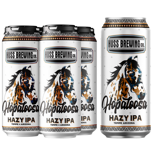 Huss Brewery Co. Hopaloosa Hazy IPA 4pk 16oz Can 6.6% ABV