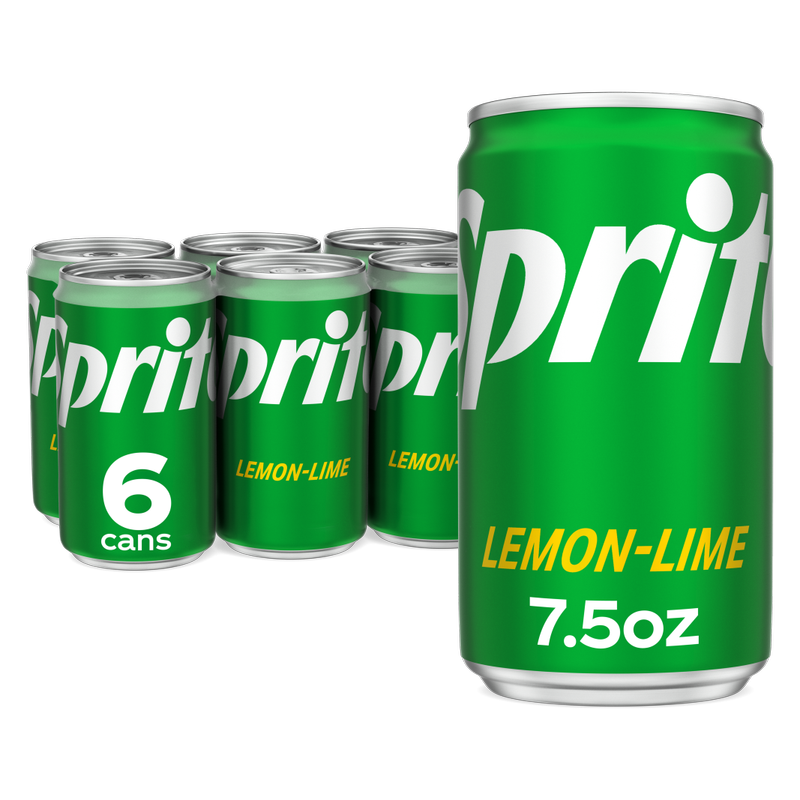 Sprite 6pk 7.5oz Mini Can
