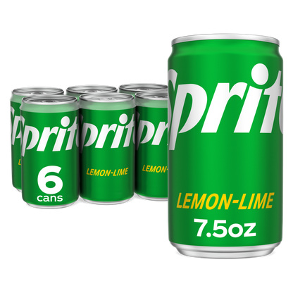 Sprite 6pk 7.5oz Mini Can