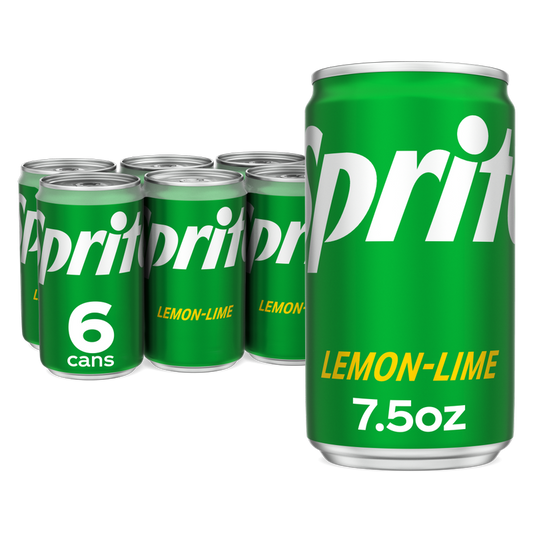 Sprite 6pk 7.5oz Mini Can
