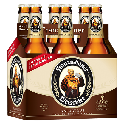 Franziskaner Hefe-Weissbier 6pk 12oz Btl