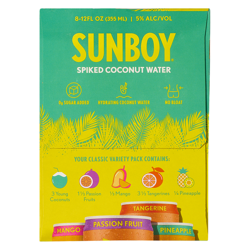 SUNBOY Classic Variety Pack 8pk 12oz Can