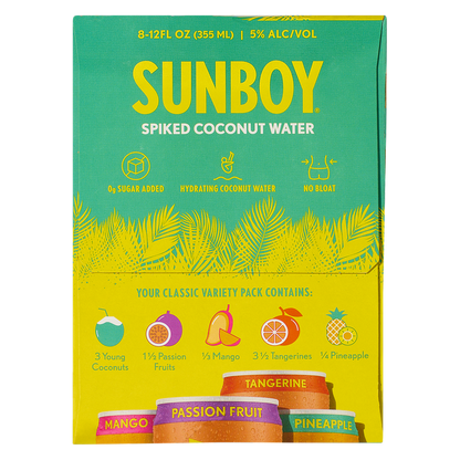 SUNBOY Classic Variety Pack 8pk 12oz Can