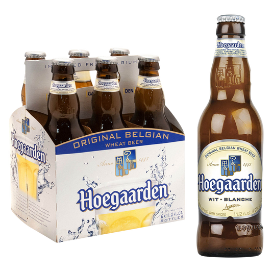 Hoegaarden 6pk 12oz Btl 4.9% ABV