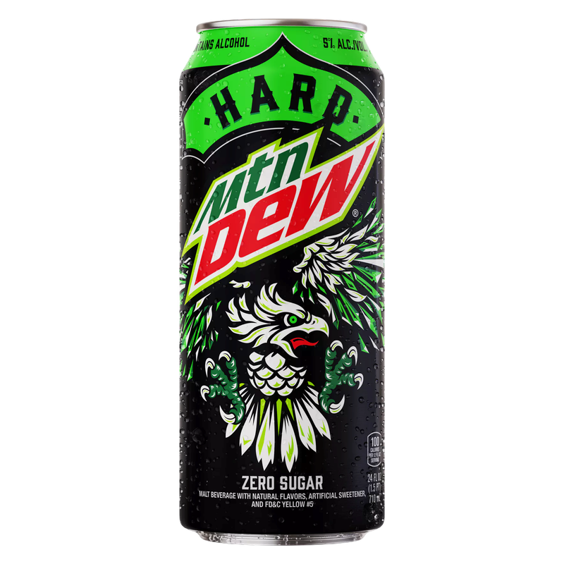 MTN DEW Hard Zero Sugar Original Single 24oz Can