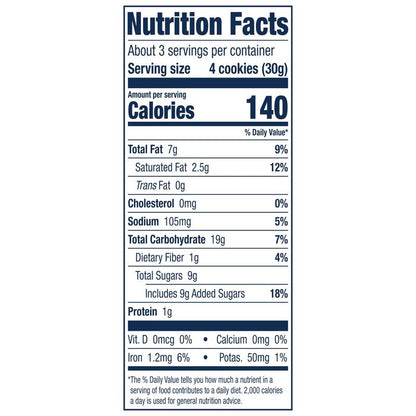 Famous Amos Classic Bite-Size Chocolate Chip Cookies, Bag 3.0 oz