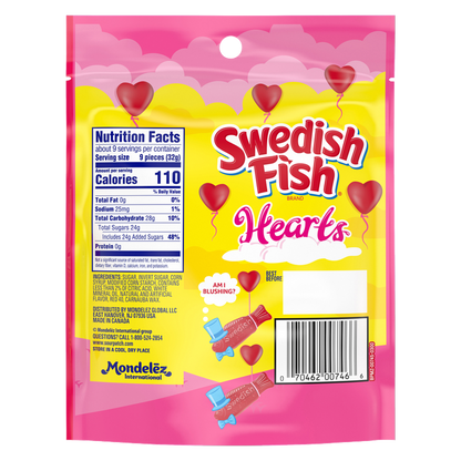 Swedish Fish Hearts, 10oz