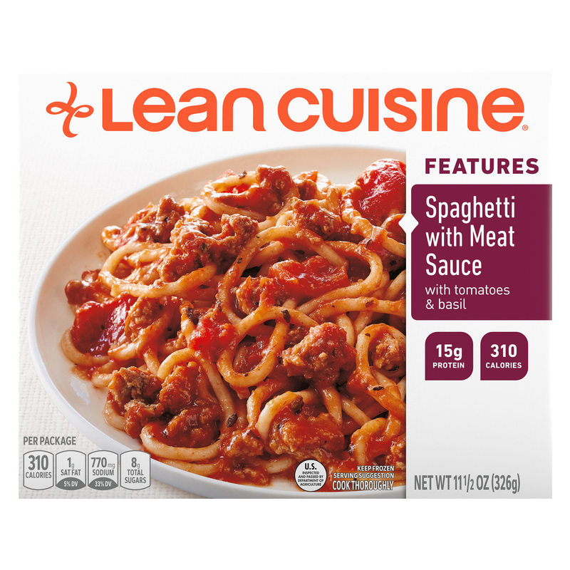 Lean Cuisine Features Spaghetti with Meat Sauce 11.5oz