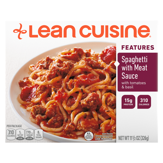 Lean Cuisine Features Spaghetti with Meat Sauce 11.5oz