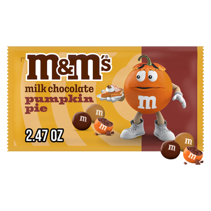 M&M’S® Pumpkin Pie Milk Chocolate Candies Share Size 2.47oz
