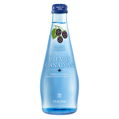 Clearly Canadian Duo Wild Cherry and Mountain Blackberry 2pk 11oz