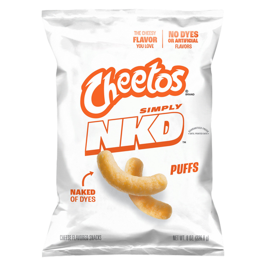 Cheetos Simply NKD Puffs Cheese, 8oz