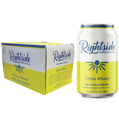 Rightside Brewing Citrus Wheat Non-Alcoholic 6pk 12oz