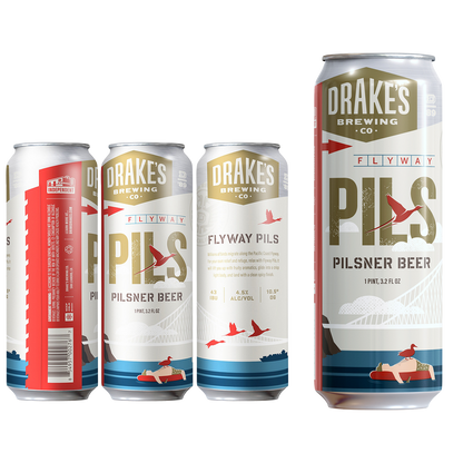 Drake's Brewing Flyway Pilsner Single 19.2oz Can