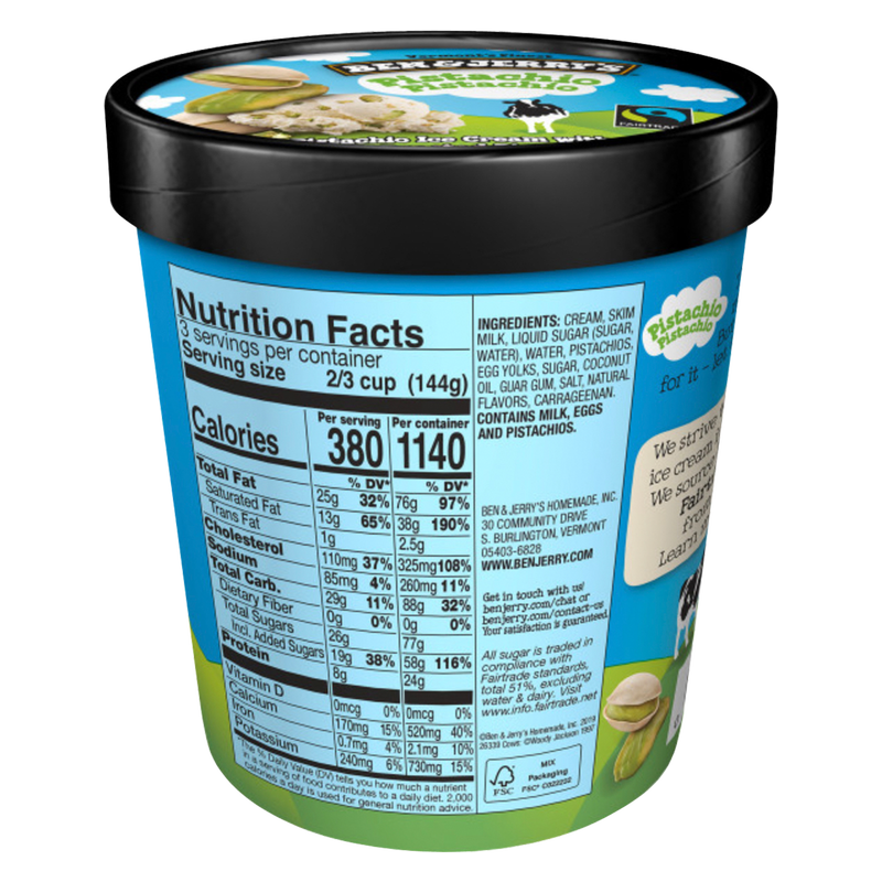 Ben & Jerry's Pistachio Pistachio Pint
