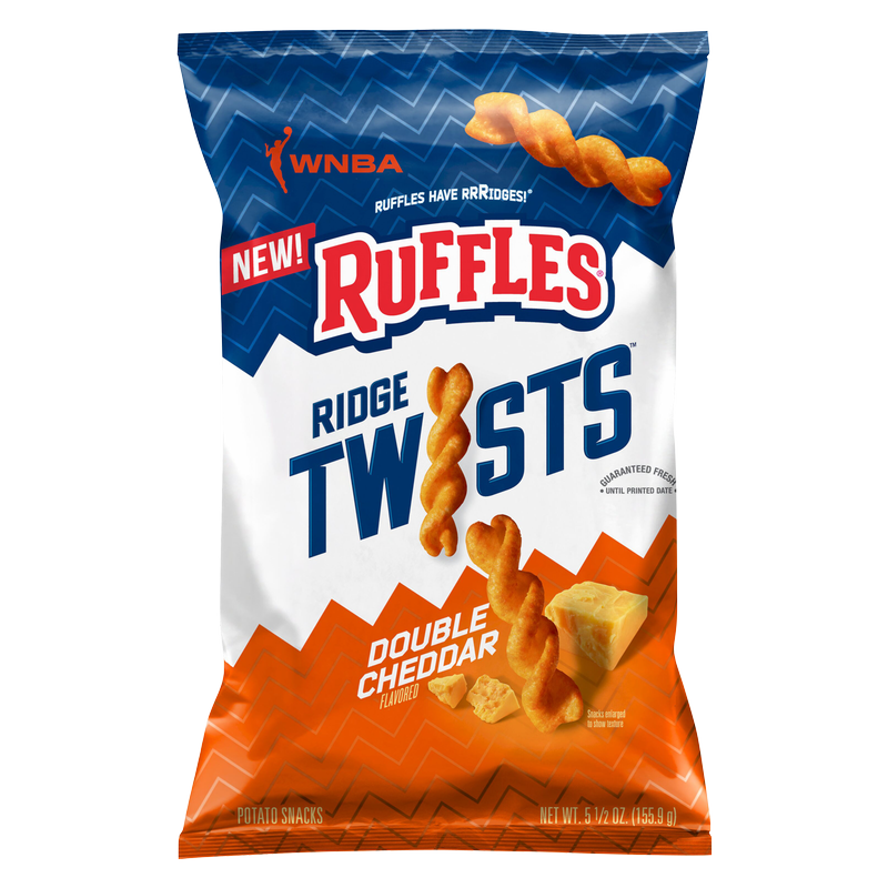 Ruffles Ridge Twists Double Cheddar 5.5oz