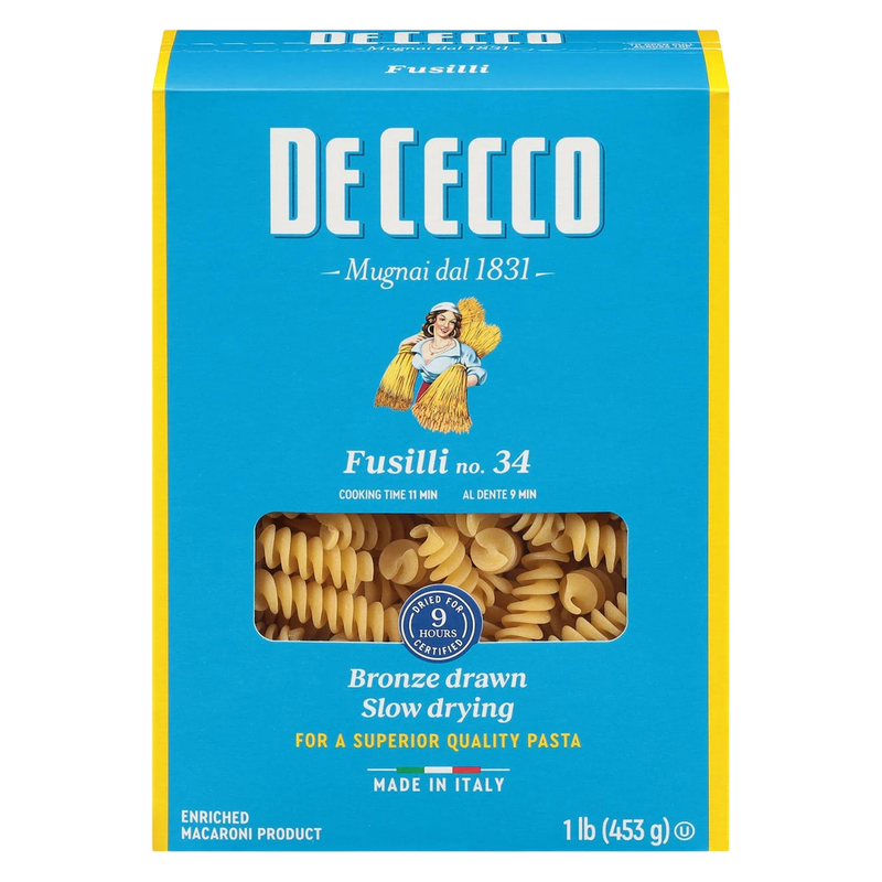 De Cecco Fusilli Pasta 16oz