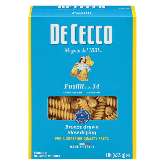 De Cecco Fusilli Pasta 16oz