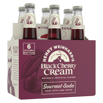 Henry Weinhard's Black Cherry 6pk 12oz Btl