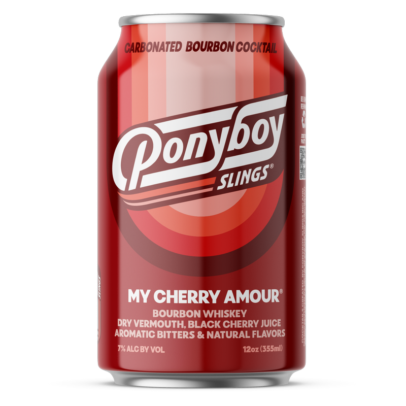 Ponyboy Slings My Cherry Amour Cocktail 4pk 12oz Cans 7% ABV