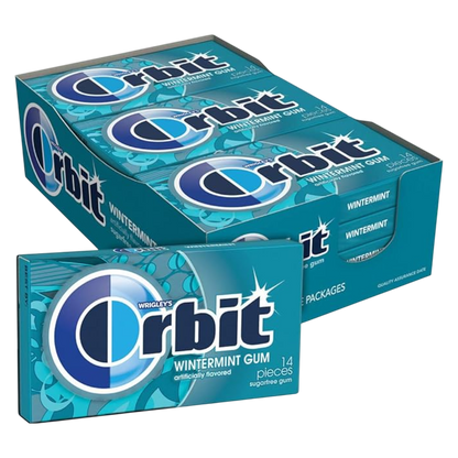 Orbit Wintermint Gum 14ct case 12 CT
