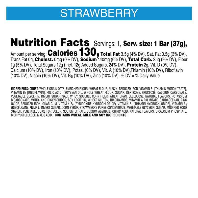 Nutri-Grain® Cereal Bar Strawberry, 1.3 oz