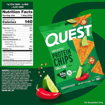 Quest Chili Lime Tortilla, 1.10 oz