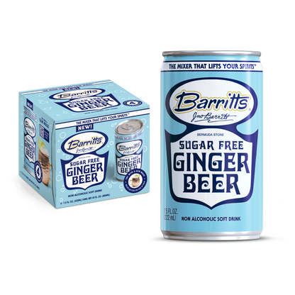 Barritt's Sugar Free Ginger Beer 4pk 7.5oz Can