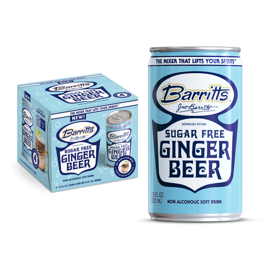 Barritt's Sugar Free Ginger Beer 4pk 7.5oz Can