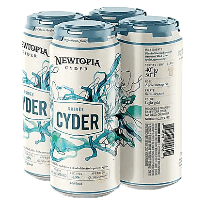 Newtopia Cyder Soiree 4pk 16oz Can