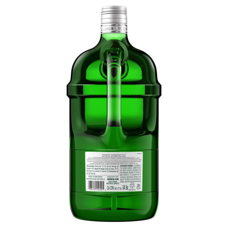 Tanqueray London Dry Gin, 1.75 L (94.6 Proof)