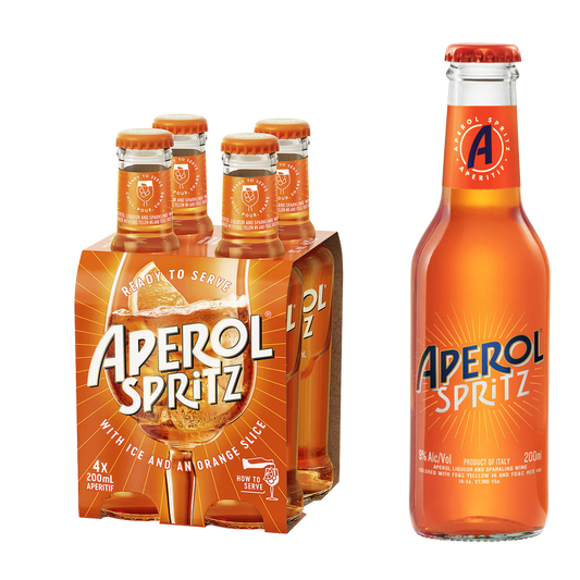 Aperol Spritz 4pk 200ml 9% ABV