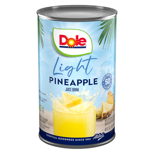 Dole Light Pineapple Juice 46oz Can