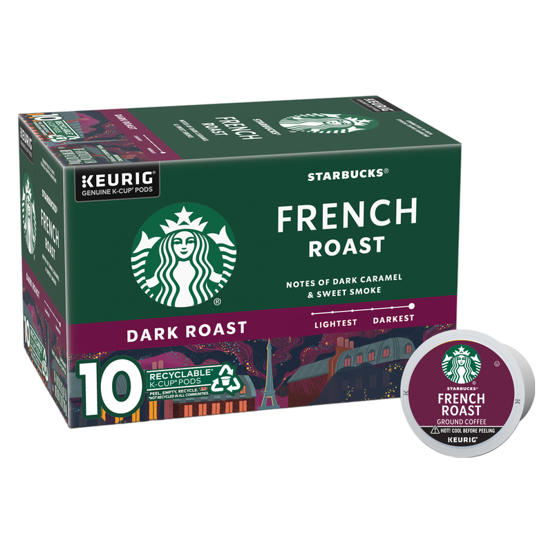 Starbucks K-Cup French Roast Coffee 4.2oz 10ct