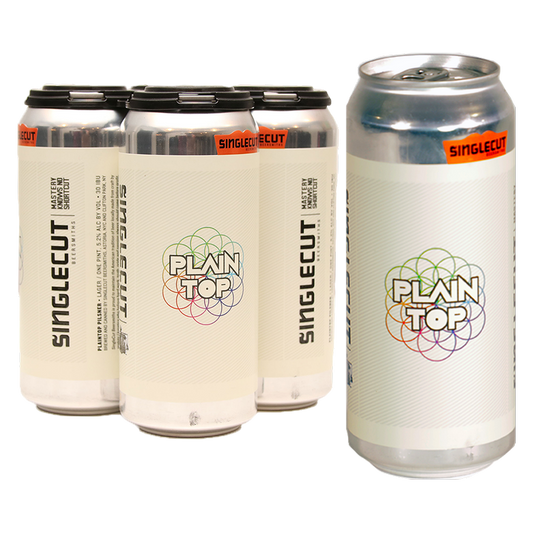 Singlecut Plaintop Pilsner 4pk 16oz Can 5.2% ABV