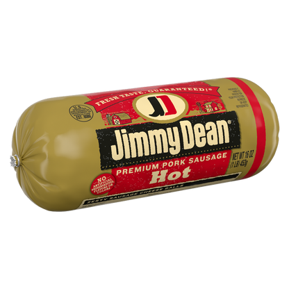 Jimmy Dean Pork Hot Breakfast Sausage Roll - 16oz