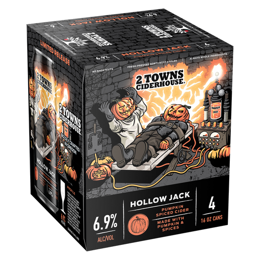 2 Towns Seasonal 4pk 16oz Can