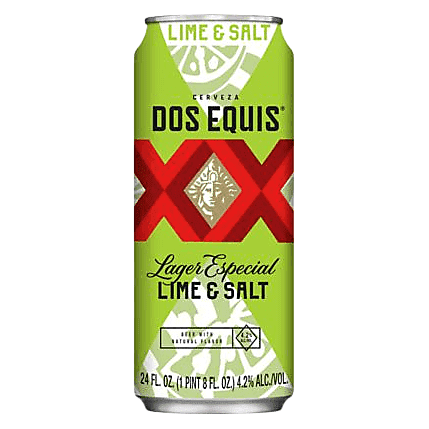Dos Equis Lime & Salt Lager Single 24oz Can