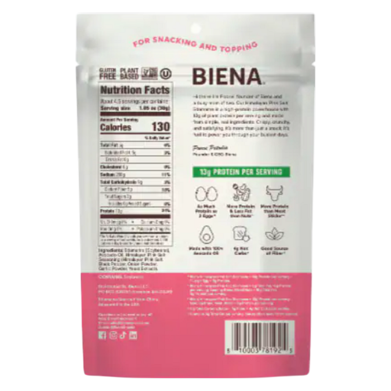 Biena Edamame Himalayan Pink Salt, 4.75 oz