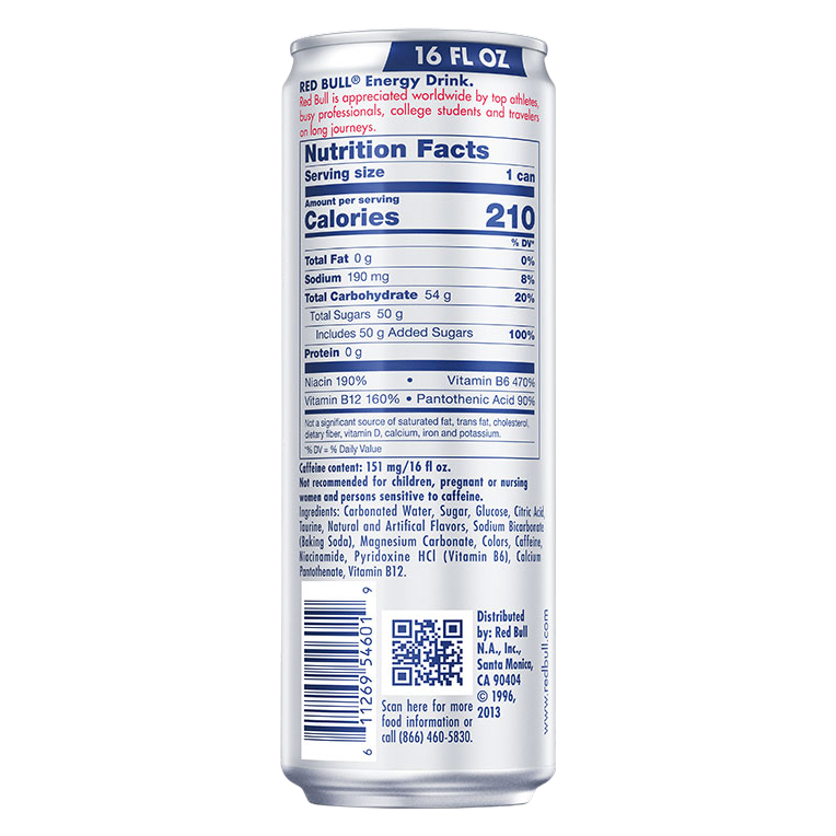 Red Bull Energy Drink 16oz Can
