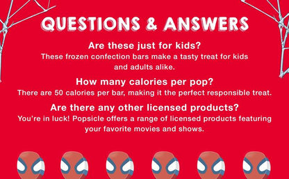 Popsicle Spider-Man Frozen Bars 6ct