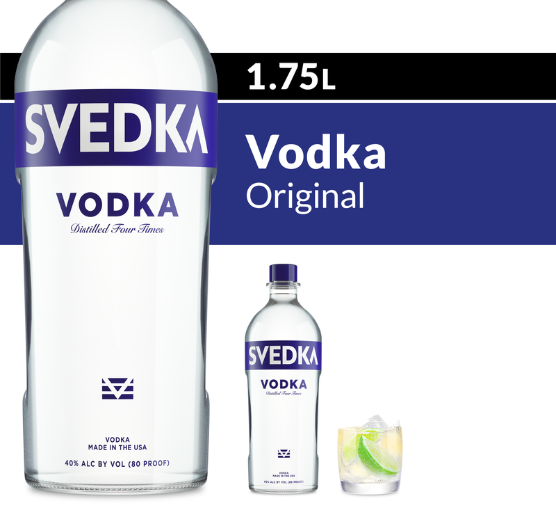 Svedka Vodka 1.75L (80 Proof)