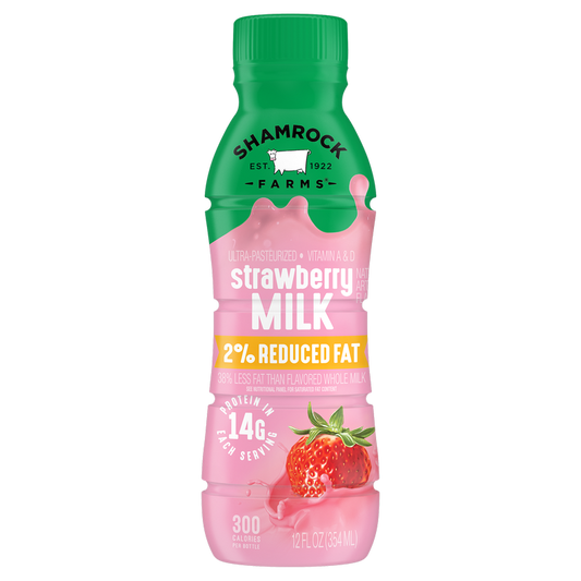 Shamrock Farms 2% Strawberry Milk 12oz