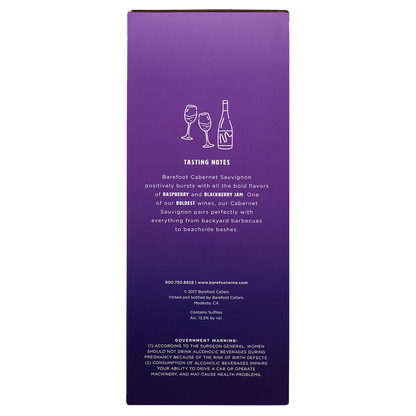 Barefoot On Tap Cabernet Sauvignon 3 Liter Box