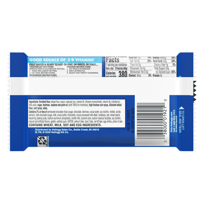 Pop-Tarts Frosted Chocolate Chip Breakfast Toaster Pastries 2ct