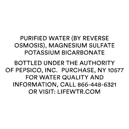 LIFEWTR Purified Water 6pk 1L Btl