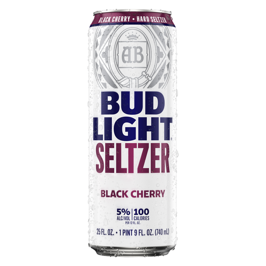 Bud Light Hard Seltzer Black Cherry 25oz Can 5% ABV