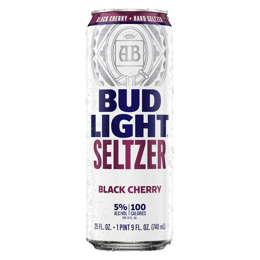 Bud Light Hard Seltzer Black Cherry 25oz Can 5% ABV