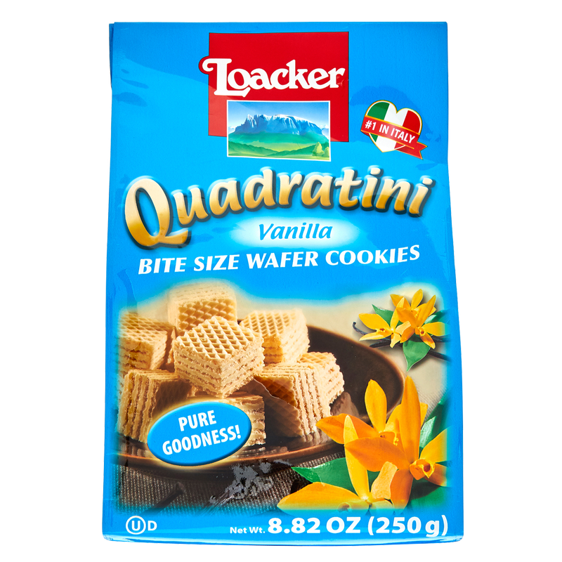 Quadratini Vanilla Bite Size Wafer Cookies 8.82oz